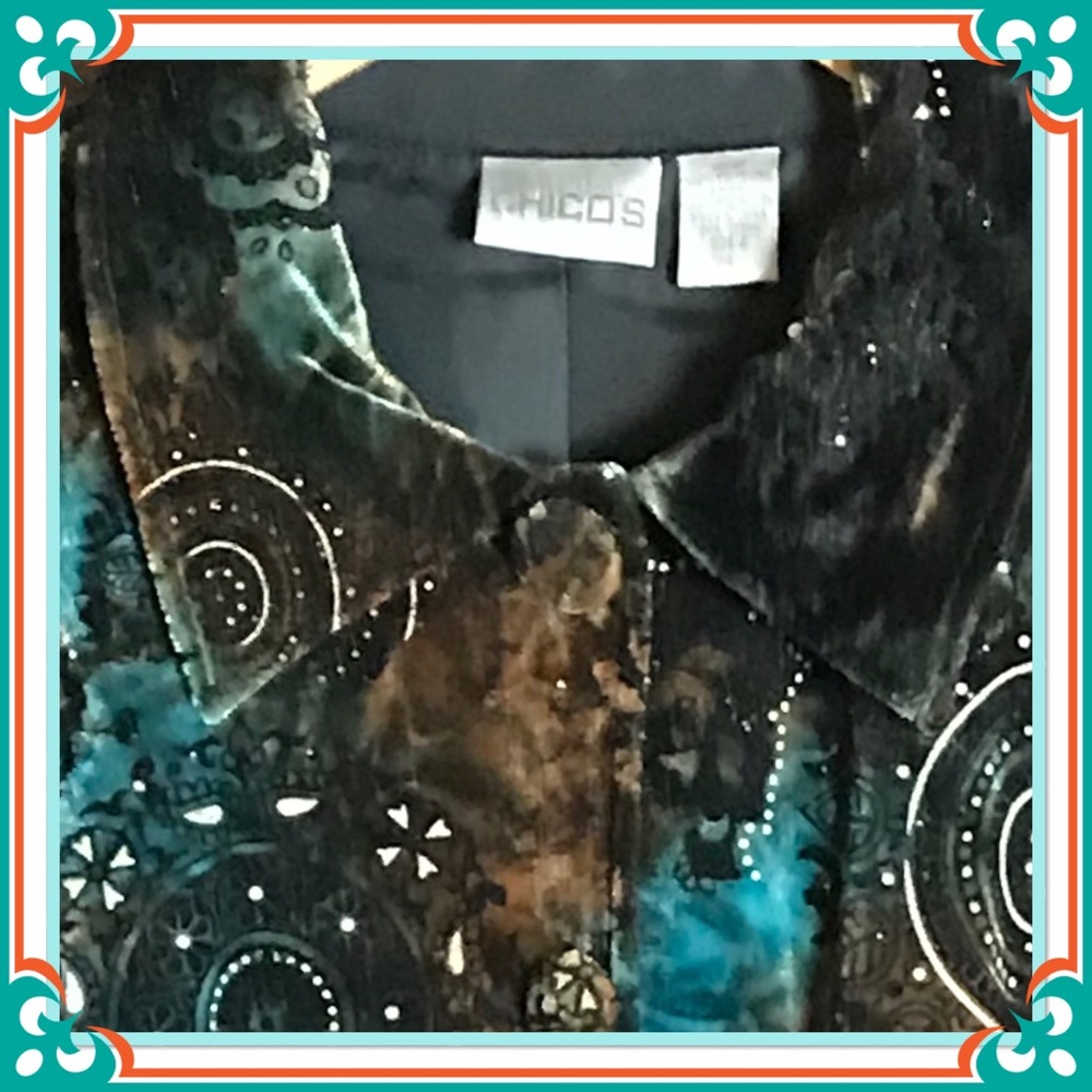 Chico’s button up jacket - Picture 2 of 10